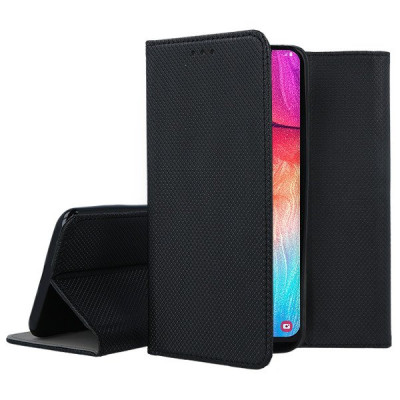 Кожени калъфи Кожени калъфи за Samsung  Кожен калъф тефтер и стойка Magnetic FLEXI Book Style за Samsung Galaxy A50 A505F черен